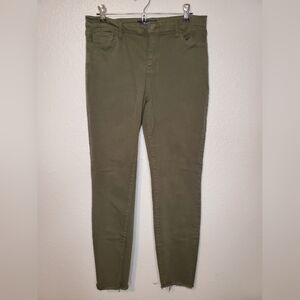 Cello Olive Green Slim Pants